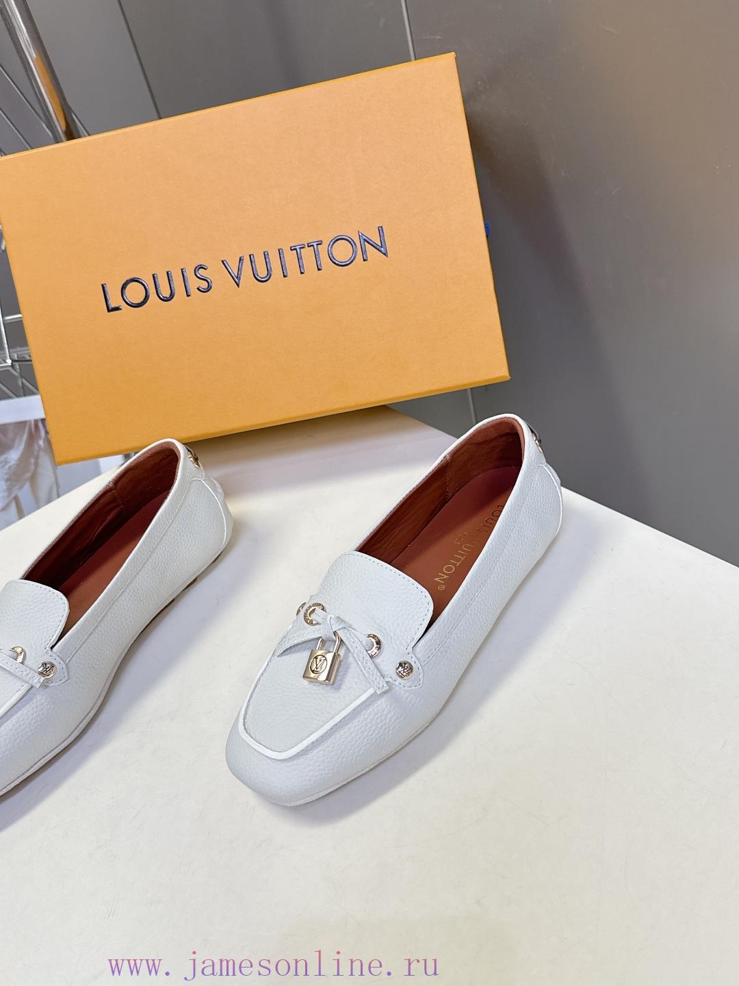 Lv Brand Louis Vuitton Autumn And Winter New Collection Of Bean Shoes Thin Soled Shoes With A L i3sl1k5q - Image 4