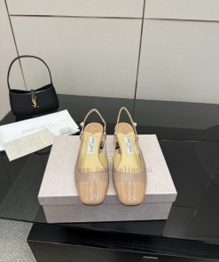 Jimmy Choo High HeelsCoarse Heel Patent Leather ToeArtificial Pearls Logo DetailsImported Sheep i5oajhse
