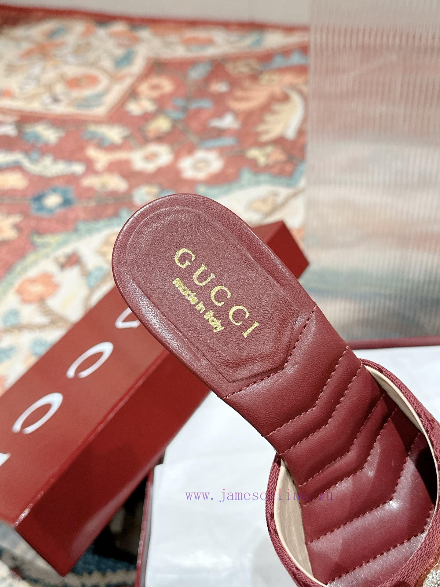Gucci * 25 New Spring And Summer Open Toed Slippers Are Made Of Leather And Cleverly Use Design rwm5hecg - Image 7