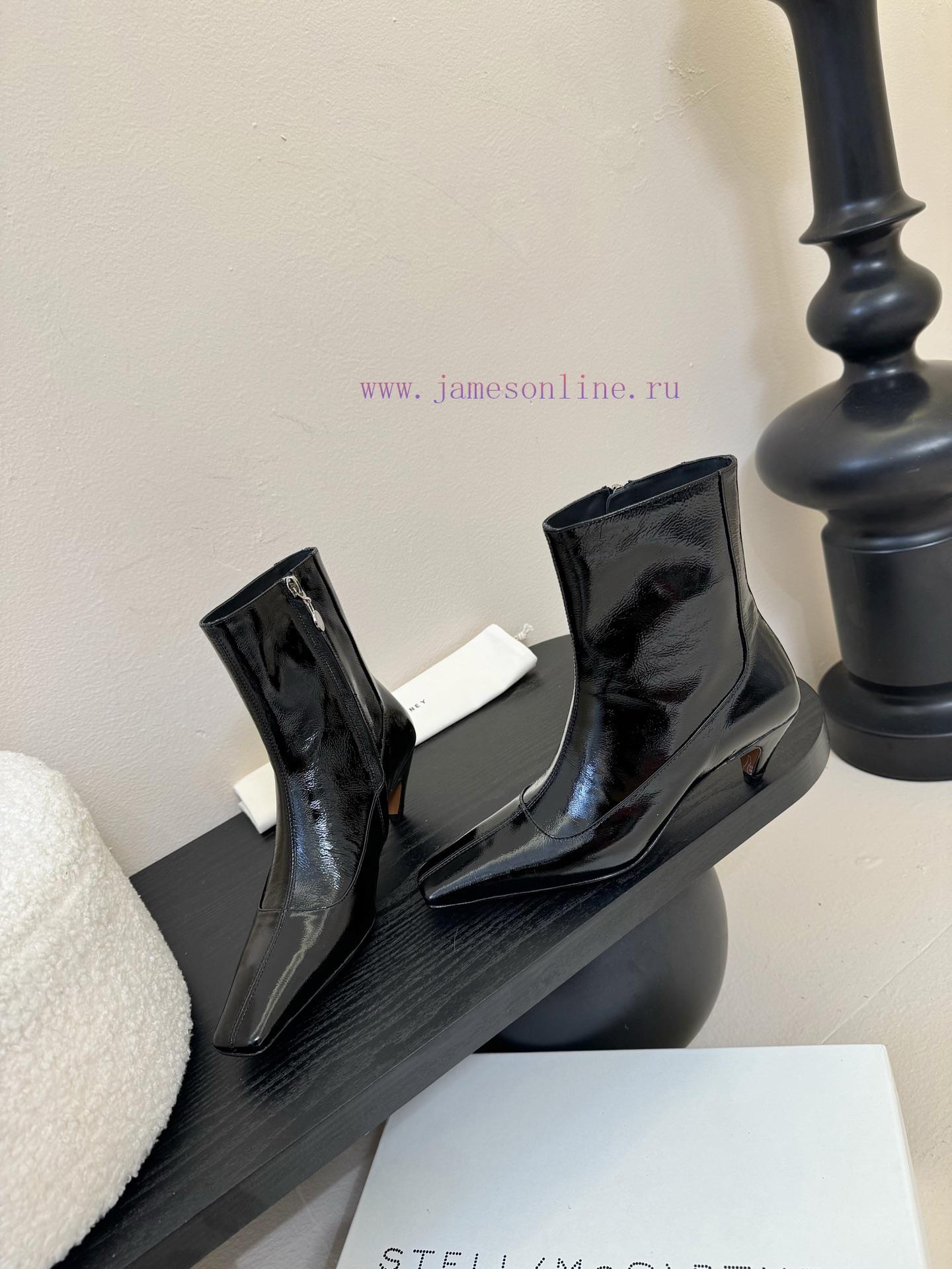 Stella McCartney's New 25SS Minimalist Leather Texture Short BootsMinimalist Stir Fried Chicken ipzvxefi - Image 4
