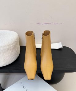 Stella McCartney's New 25SS Minimalist Leather Texture Short BootsMinimalist Stir Fried Chicken guqkv4kw