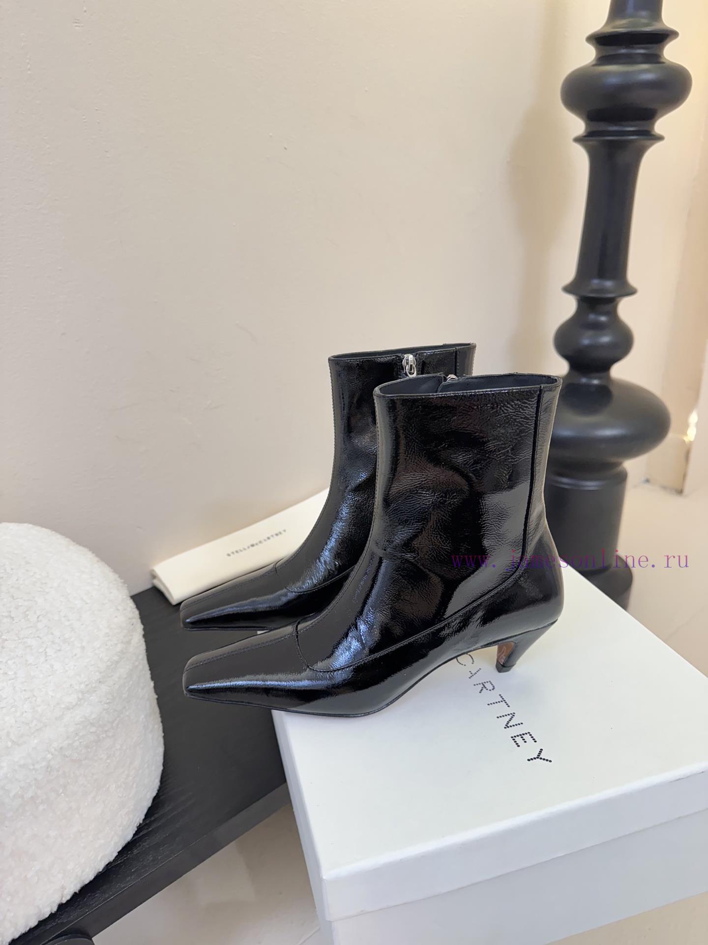 Stella McCartney's New 25SS Minimalist Leather Texture Short BootsMinimalist Stir Fried Chicken ipzvxefi - Image 6