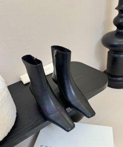 Stella McCartney's New 25SS Minimalist Leather Texture Short BootsMinimalist Stir Fried Chicken nnfnkqbm