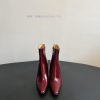 Top QualityBy Far 25SS Autumn/Winter New Style Full Leather Edition Kitten And New Short BootsT q0yzynxm