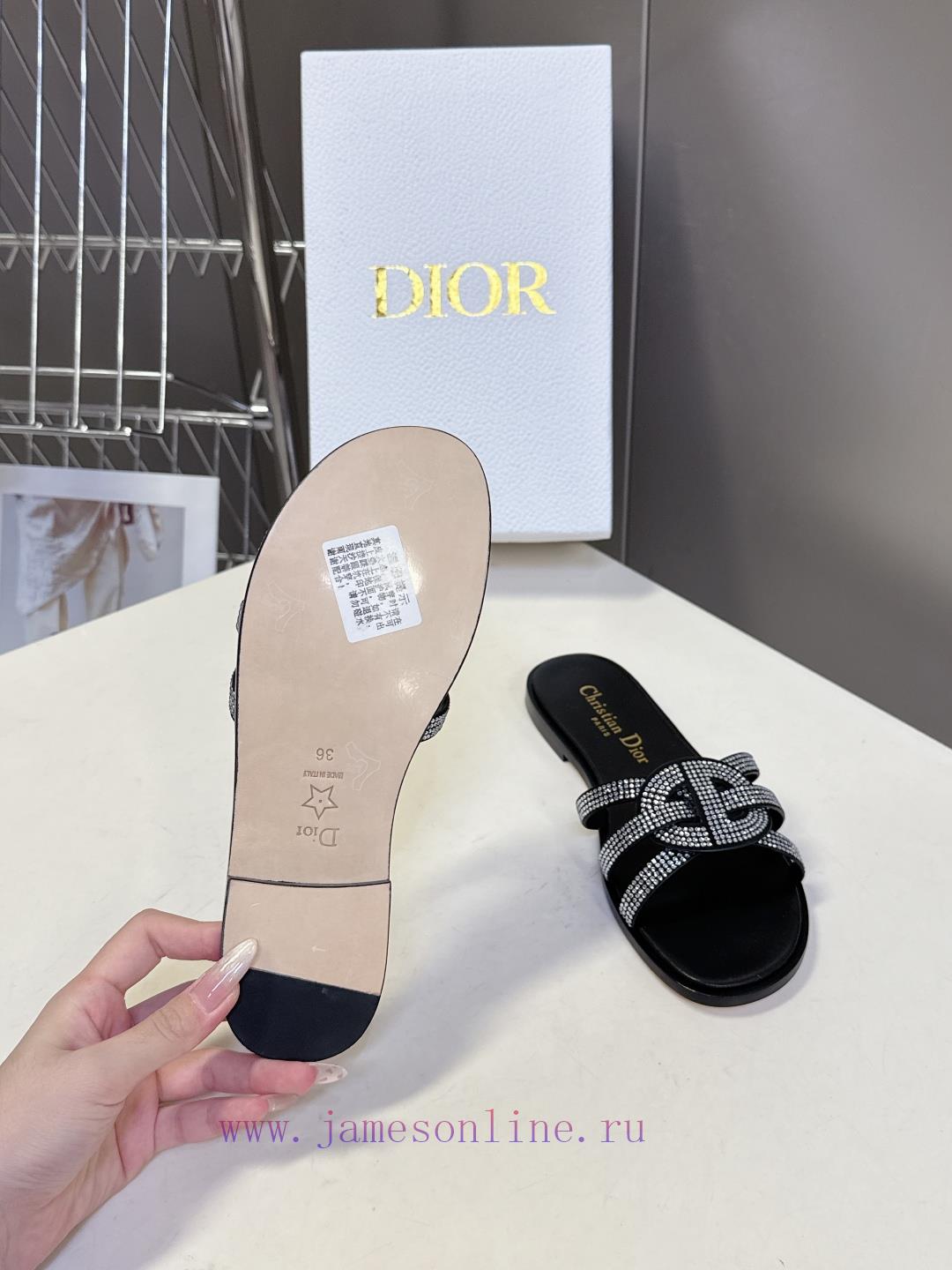 Dior 2025 Spring/Summer CD Slippers With Many Celebrities Fashion Bloggers Grass Planting Summe hb4wx960 - Image 10