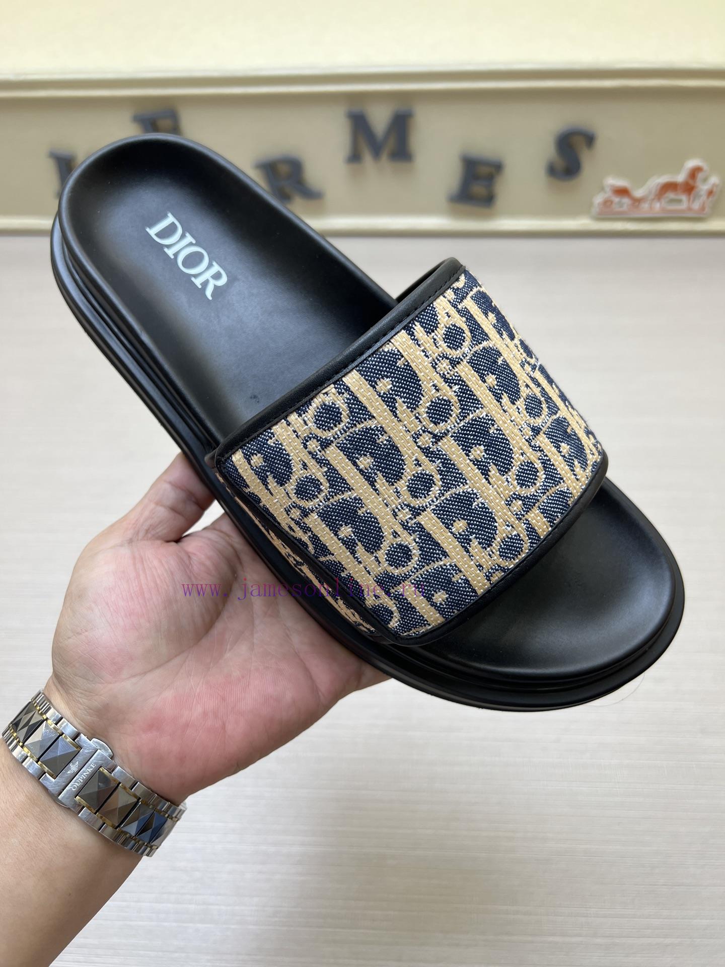 DIOR~Dior High Quality Slippers In One Row Summer Men's High Quality Classic Slippers * This Di 8smttulj - Image 2