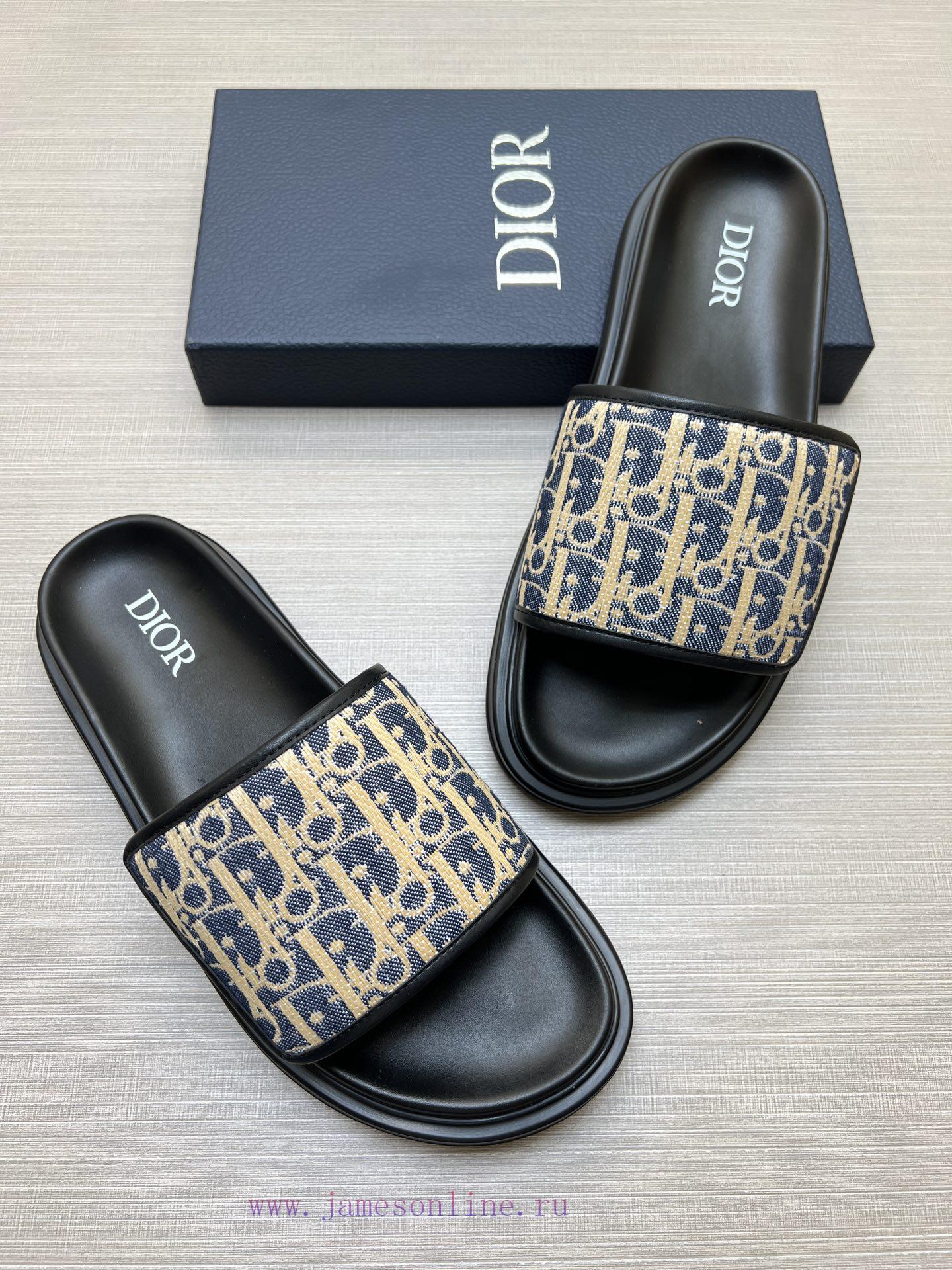 DIOR~Dior High Quality Slippers In One Row Summer Men's High Quality Classic Slippers * This Di 8smttulj - Image 3