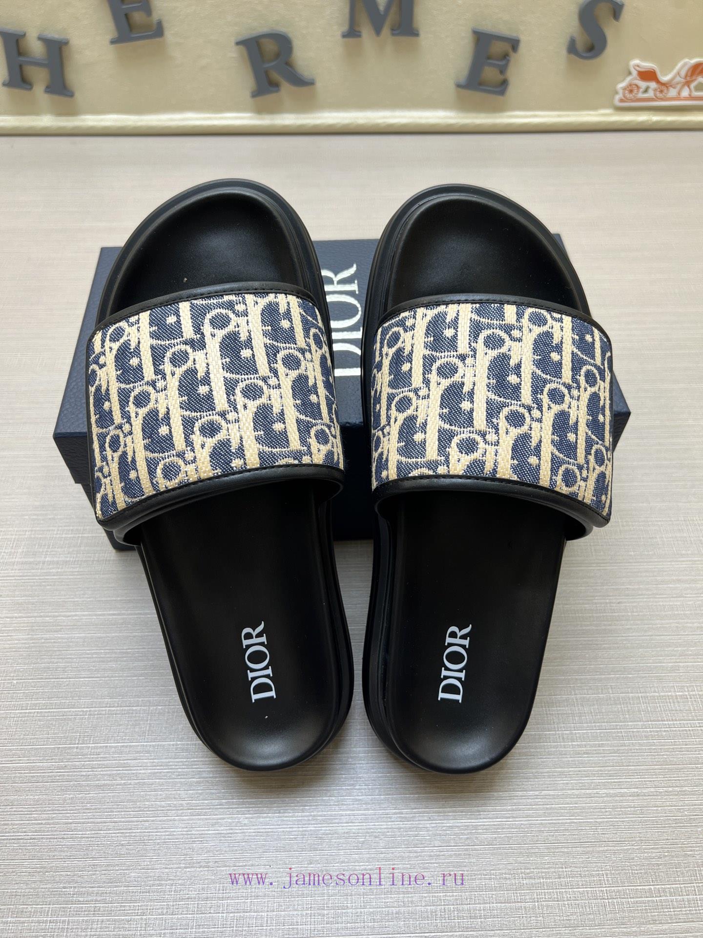 DIOR~Dior High Quality Slippers In One Row Summer Men's High Quality Classic Slippers * This Di 8smttulj - Image 4