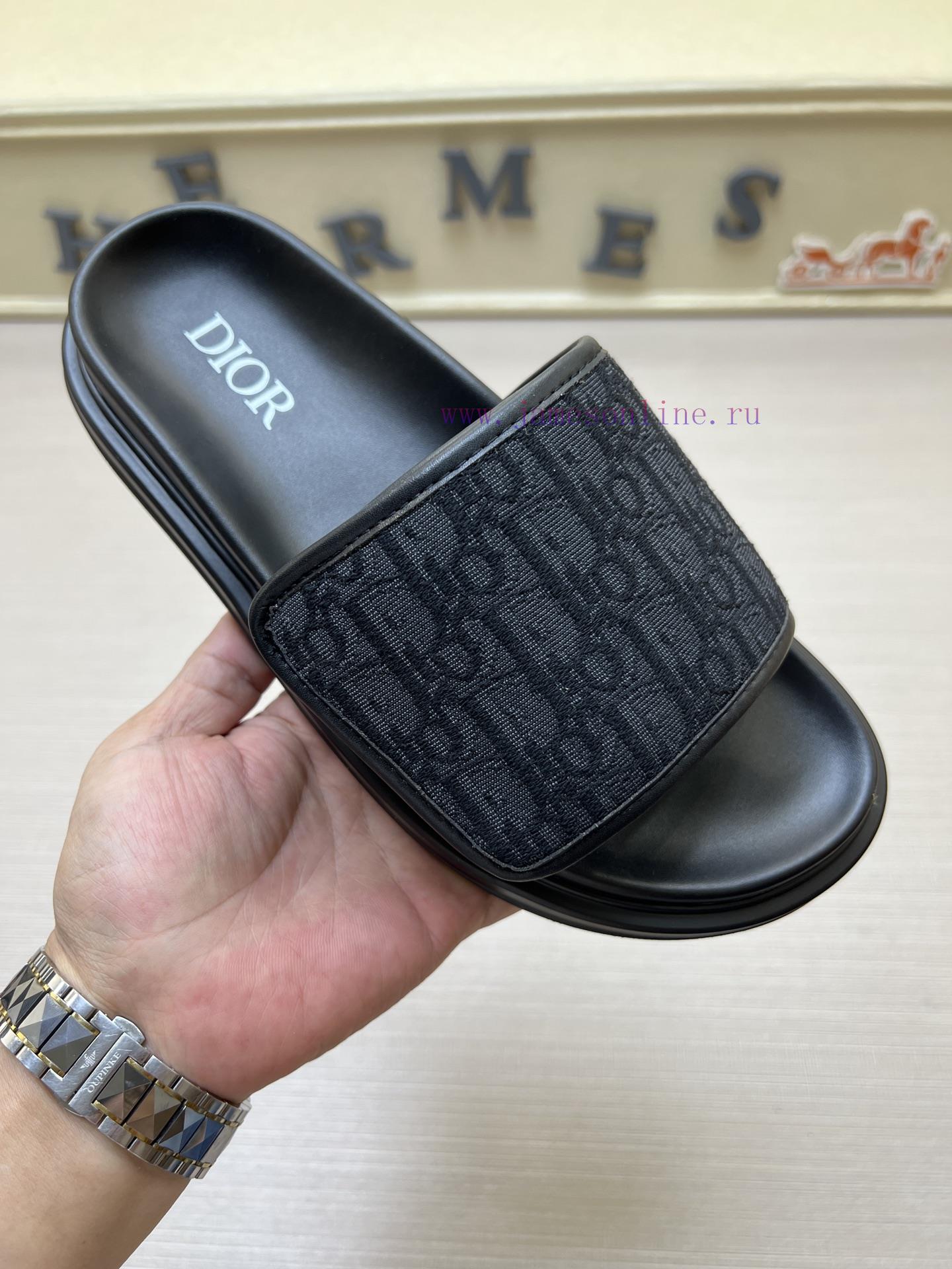 DIOR~Dior High Quality Slippers In One Row Summer Men's High Quality Classic Slippers * This Di zihoflfi - Image 2