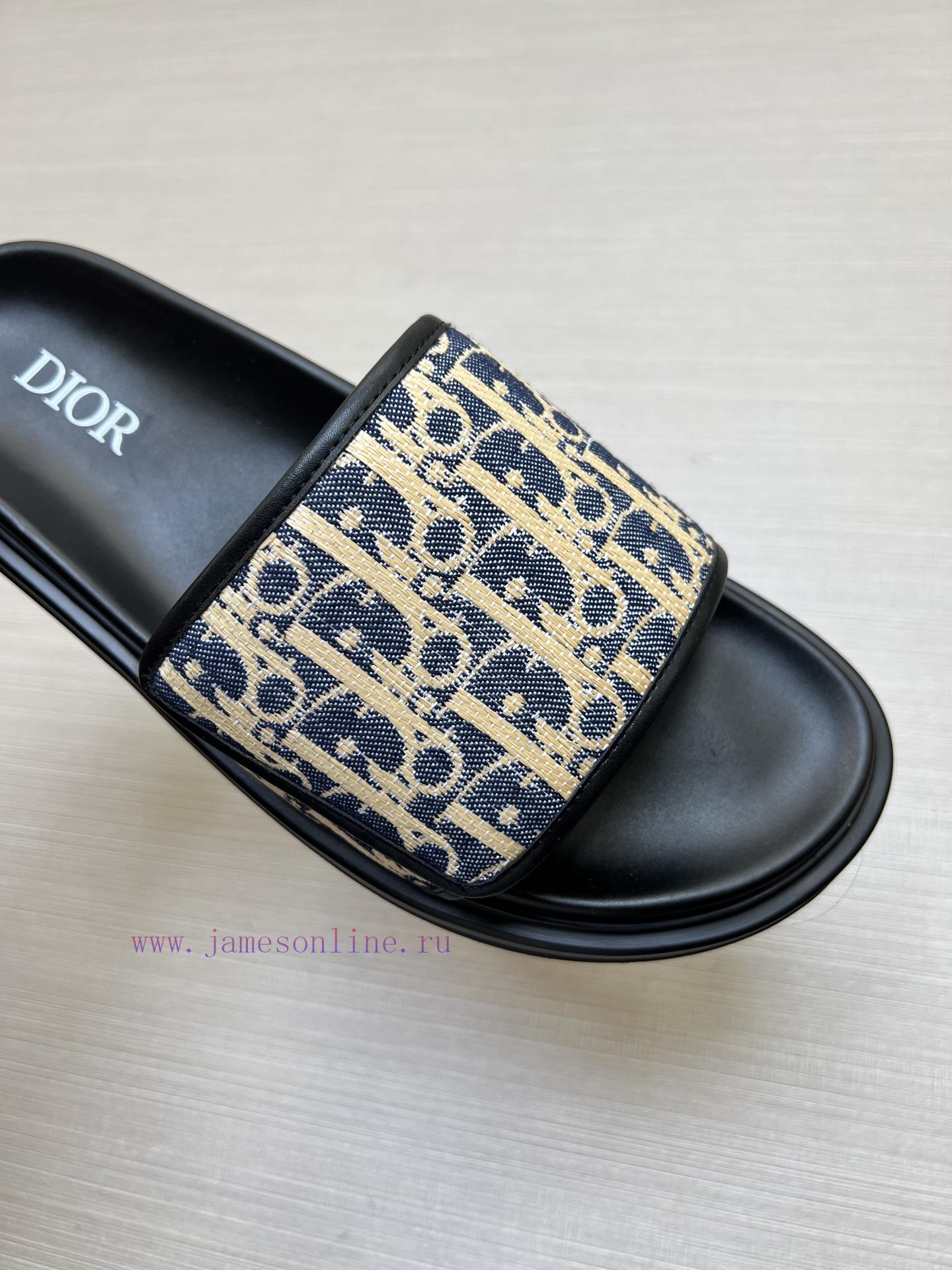 DIOR~Dior High Quality Slippers In One Row Summer Men's High Quality Classic Slippers * This Di 8smttulj - Image 7