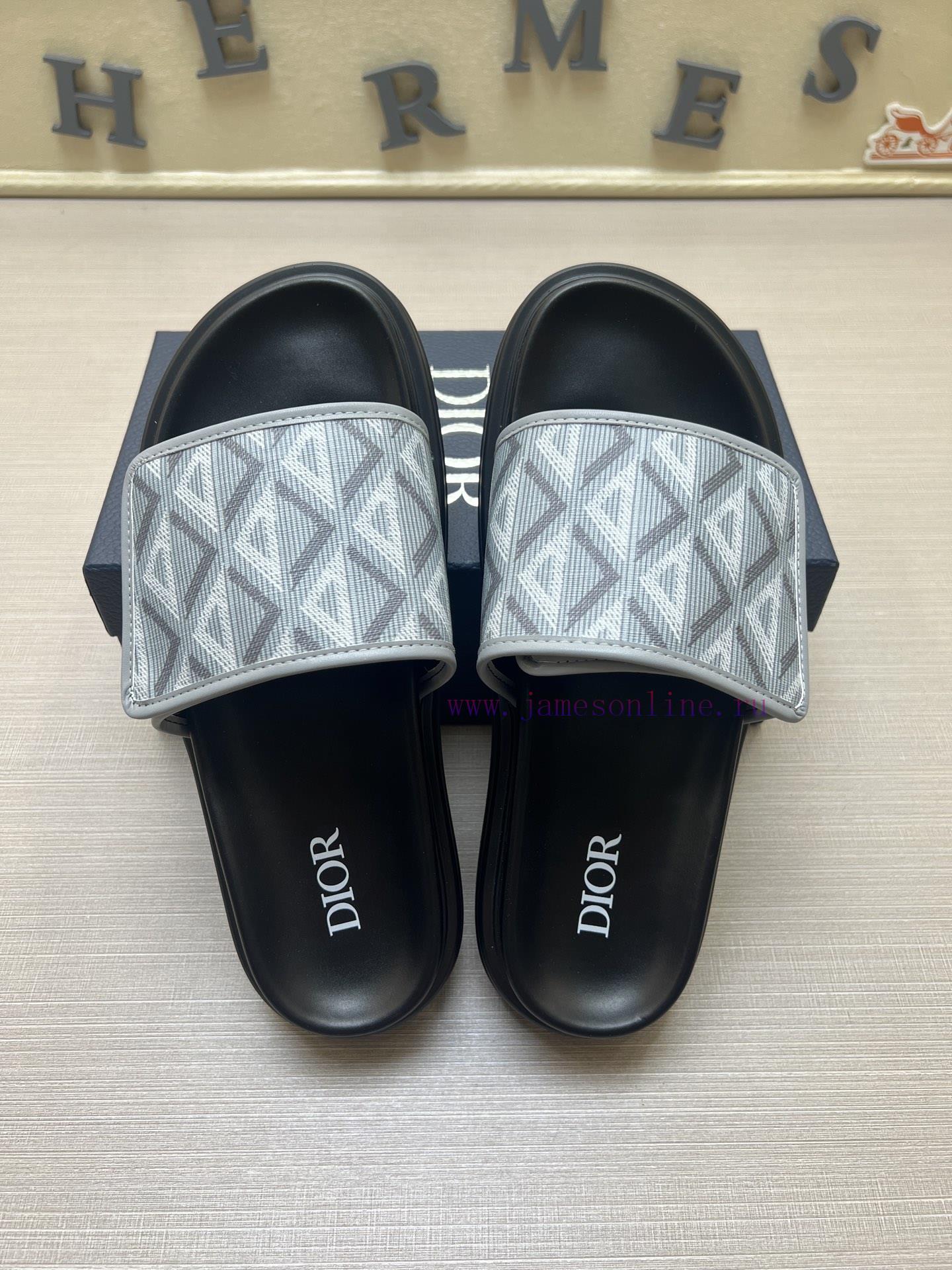 DIOR~Dior High Quality Slippers In One Row Summer Men's High Quality Classic Slippers * This Di lememie3 - Image 4