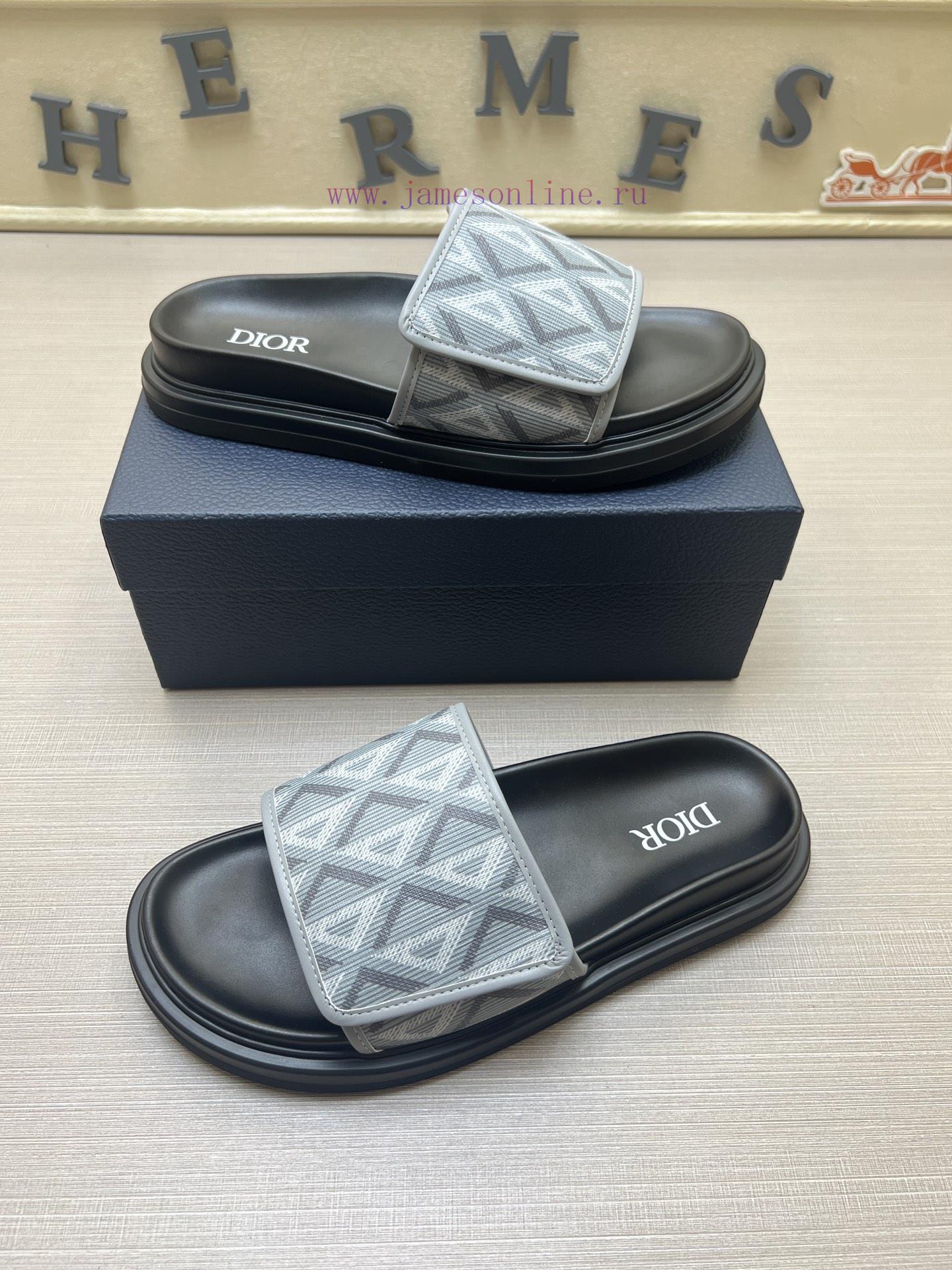 DIOR~Dior High Quality Slippers In One Row Summer Men's High Quality Classic Slippers * This Di lememie3 - Image 6