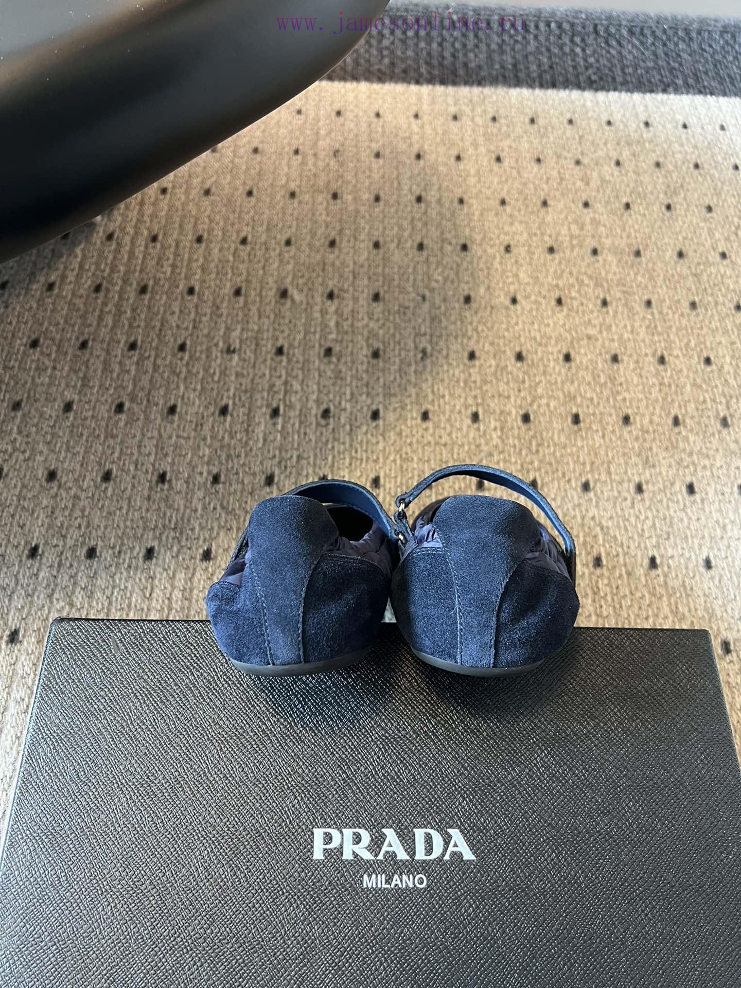 Top QualityPrada's New Women's Suede Patchwork Mary Jane ShoesPrada Adheres To The Design Philo 2nsf4mw7 - Image 10